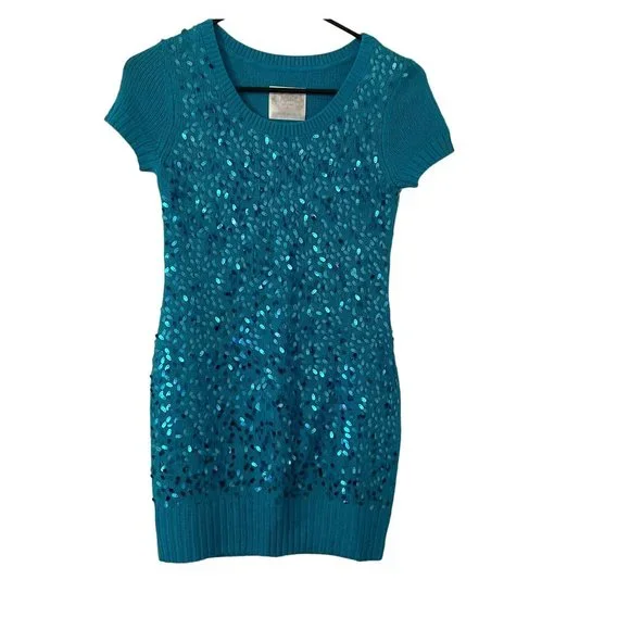 Justice | Dresses | Justice Girls Dress Sweater Mini Size 2 | Poshmark